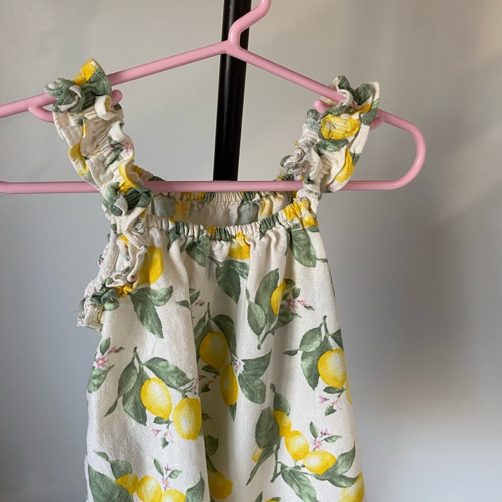 Old Navy Lemon Pattern top with
Garanimals Jeans pants